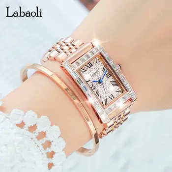 Нови луксозни дамски кварцови часовници за жени часовник от розово злато, дамски часовник, часовници Relogio Feminino