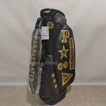 2023 Нова стандартна чанта за голф ПГ от черното злато, чанта за съхранение на стикове за голф 골프용품