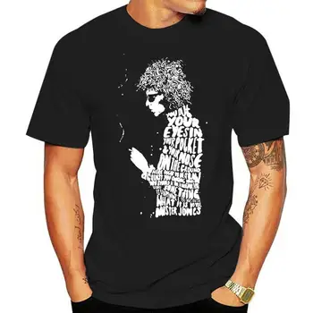 Мъжки модни тениски Боб Дилън памучен тениска с къс ръкав 