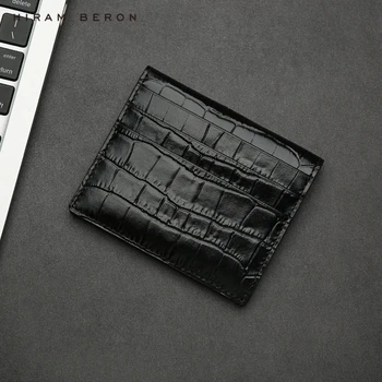 Хирам Берон, потребителско име, чантата си от крокодилска кожа с релефни, държач за карти, популярният стил за подарък на приятел на семейството, в Близкия Изток