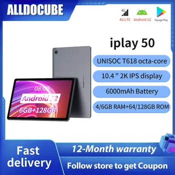 НОВИЯТ Таблет Alldocube iPlay 50 Таблет UNISOC T618 Восьмиядерный Android 12 6 GB RAM 64/128 GB ROM lte Телефон панел iPlay 50 google