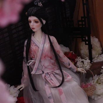 D04-B094 детска играчка ръчна изработка 1/3 1/4 Biggirl кукла BJD/SD аксесоари за кукли розов цвят костюм в китайски стил 1 бр.