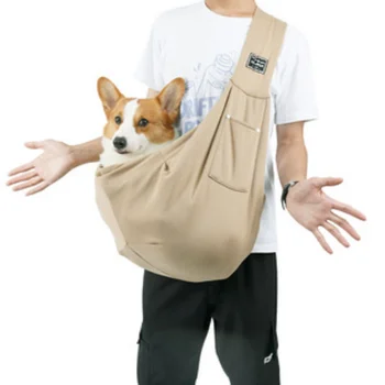 Чанти за рамо за кучета, чанта за пренасяне на домашни любимци, неща за малки кученца, удобна чанта-прашка, чанта-тоут, китен, Corgi, транспортиране на домашни любимци