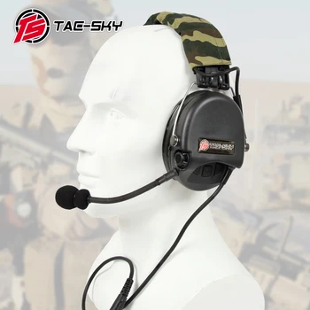 Версия на силиконови слушалки TAC-SKY TCI LIBERATOR II за слушалките с шумопотискане-BK