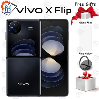 Оригинален Vivo X Flip 5G В Сгънат Вид Телефон 6,74 Инч(и) AMOLED Екран, Snapdragon 8 + Gen 1 OriginOS 3 Батерия 4400 mah Смартфон