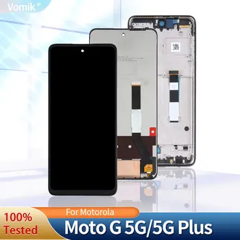 Оригинален дисплей за Motorola Moto G G5 XT2113 G5 Plus XT2075 LCD екран със сензорен цифрователем в събирането на Резервни части