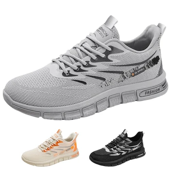 НОВИ модни дишащи мъжки ежедневни обувки за възрастни и тийнейджъри, улични маратонки за ходене, училищни спортни обувки 39-44#
