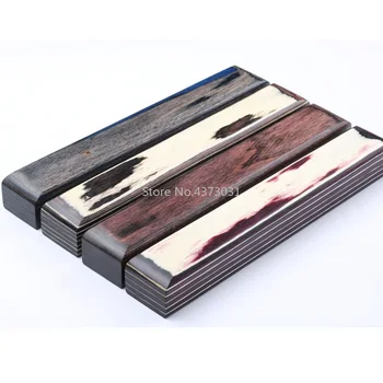 4 цвят Материал за производството на дръжки на ножове със собствените си ръце дървени заготовки Цветни детайли за дървени дръжки Дръжки 150x40x30 мм