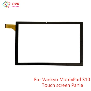 Новият 10,1-инчов черно за таблет Vankyo MatrixPad S10 Капацитивен сензорен екран дигитайзер сензор за Външна стъклен панел