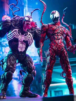 Ограничете продажба истински Marvel Red Carnage 1/7 и Venom 1/9 шарнирных фигурки, играчки 35 см