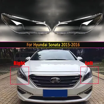 Обектив фаровете на колата за Hyundai Sonata 2015 2016 покриване на фаровете на автомобила Смяна на предния капак на автомобил под формата на миди