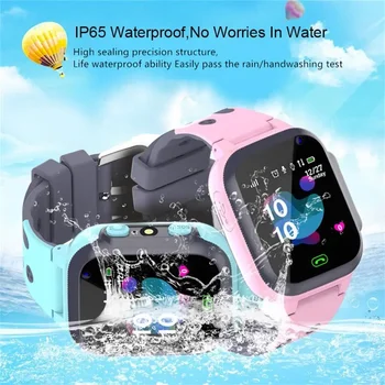 Смарт часовници SOS обаждане смартфон с вашата Сим-карта, водоустойчиви часовници с лесен сензорен екран за IOS и Android
