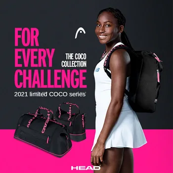 Оригиналната корона Sharapova Спортни аксесоари, Мъжки Дамски чанта за бадминтон тенис чанта спортна раница Спортна чанта