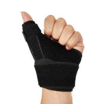 Защита от фрактури на палеца си, докато тренирате на открито Фиксирана обвивка за палеца, за да се предотврати разтягане Протектор защитава китката пръст