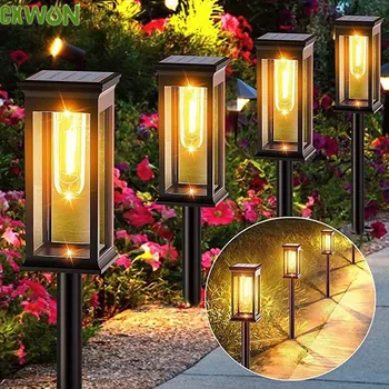Слънчев led лампа за външно осветление Водоустойчива IP65 Градински декоративни светлини Пейзаж осветление за двора, трева, двор, венец