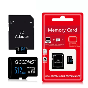 Microsd карта с памет от 128 GB, 256 GB Флаш-памет 64 gb U3 Cartao De Memoria Оригинала 8g 16g 32g и Високоскоростна карта Micro sd